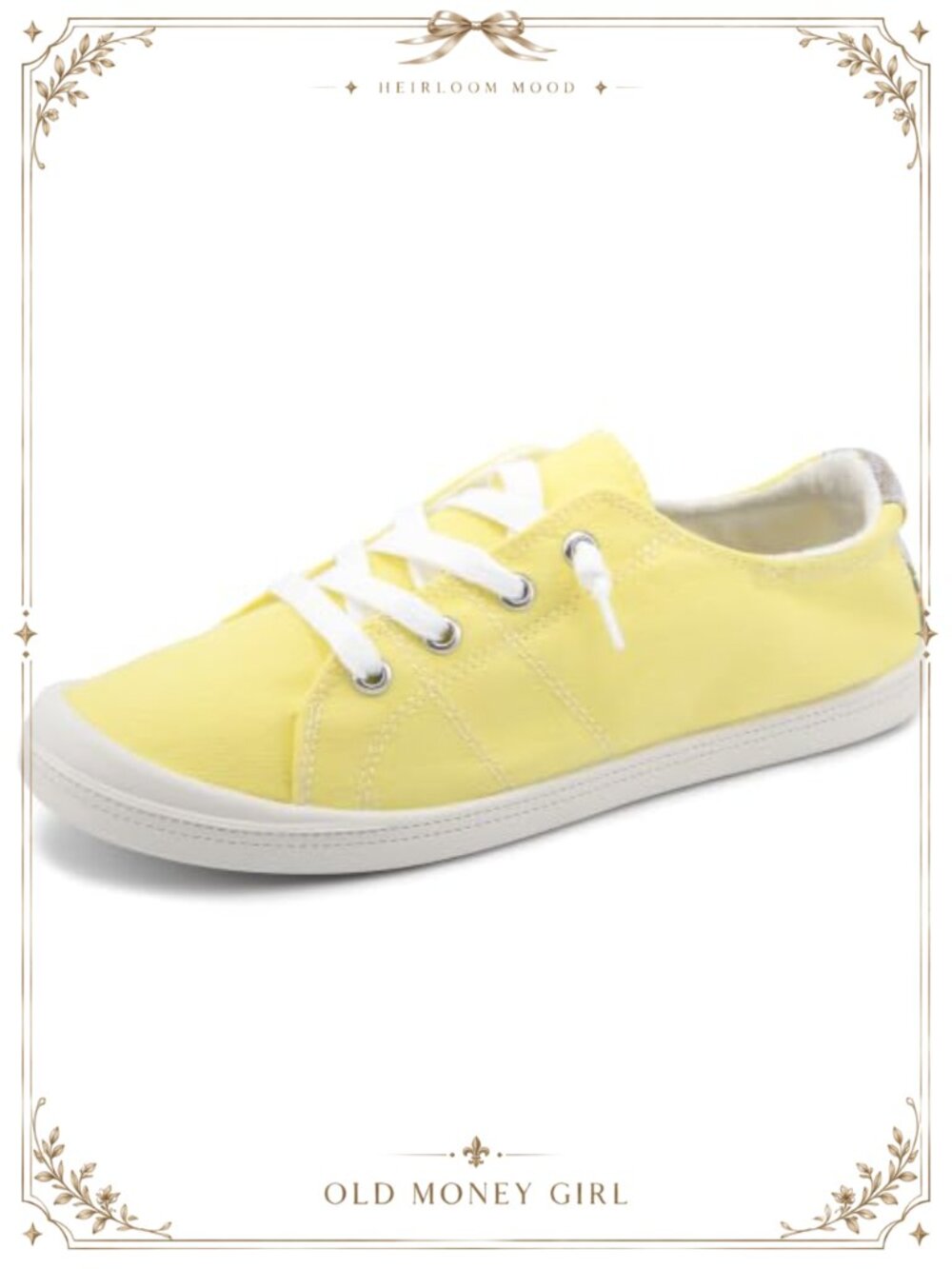 Women's Slip On Canvas Sneaker Low Top Casual Walking Comfort Flat